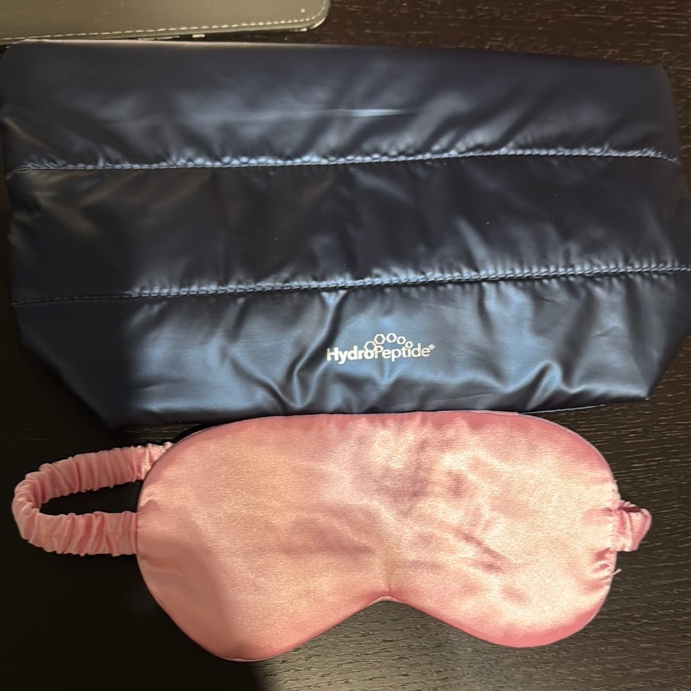 HydroPeptide Blue Bag with Pink Mask
